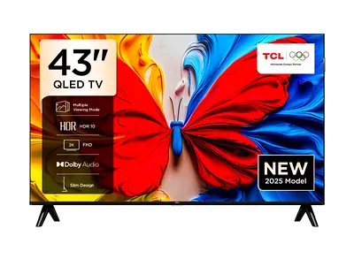 TCL 43" QLED Smart TV - 2025 Model, Excellent Condition
