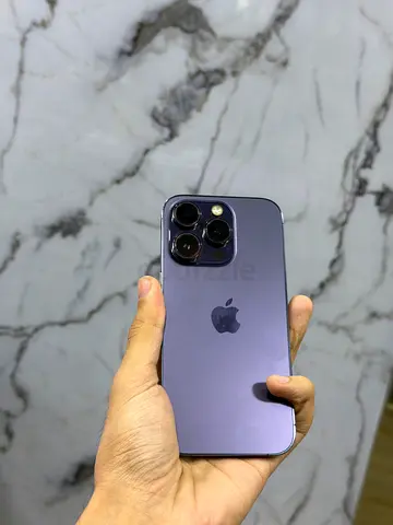 iPhone 14 Pro 512GB Purple - Good Condition PIN dot screen 1400Aed