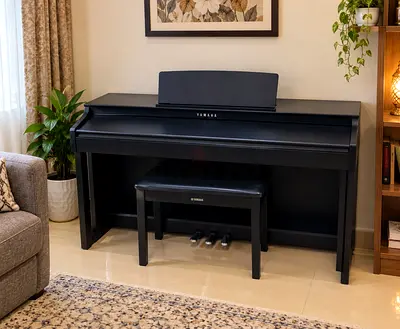 The Yamaha Clavinova CLP-625 is a discontinued entry-level console digital piano designed