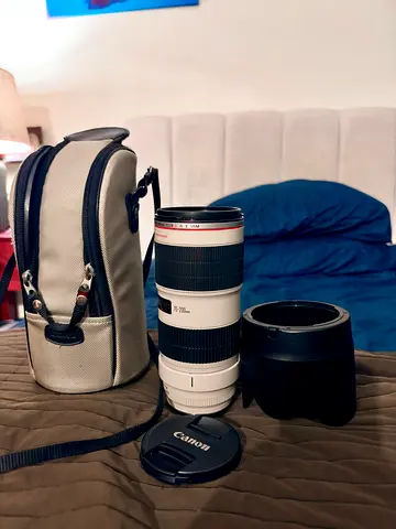 Canon EF 70-200mm f/2.8L IS II USM Lens – With Case, Hood & Collar