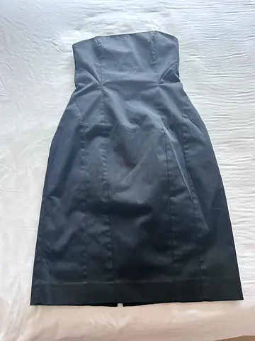 Black dress strapless size small