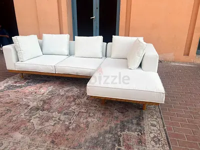 Top quality West Elm New Port L Shape Sofa Beige