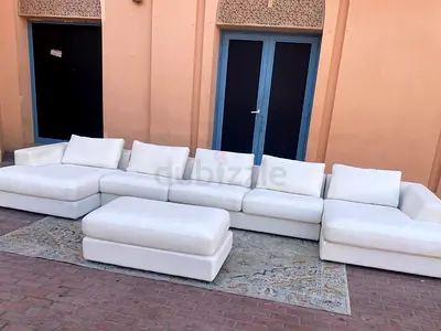 Stylish Comfort Marina Home U Shape Sofa Beige
