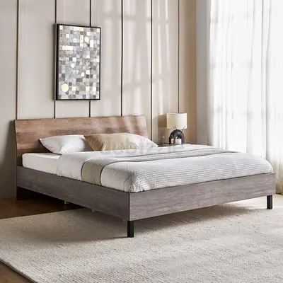 Bed with dresser