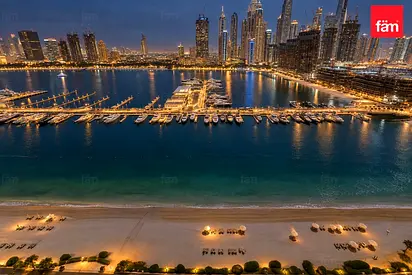 Full Sea and Marina view |3BR +M | Corner Unit