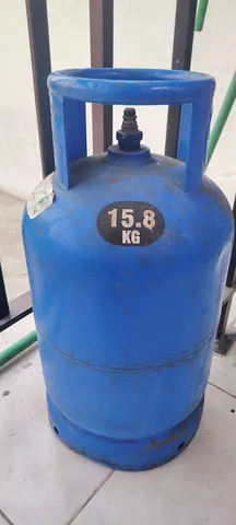 Used 15.8 kg LPG Gas Cylinder - Blue