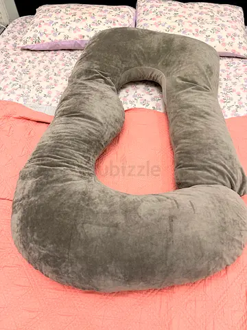 Momcozy Pregnancy Pillows, U Shaped Full Bod Grey, Good Condition