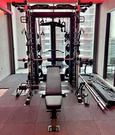 Force USA G20 + Lat Row Station + Commercial FID Bench, complete set