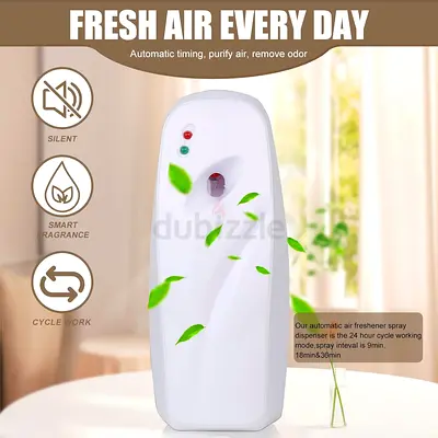 Automatic Wall-Mount Air Freshener Dispenser — Quiet, Timed Spray