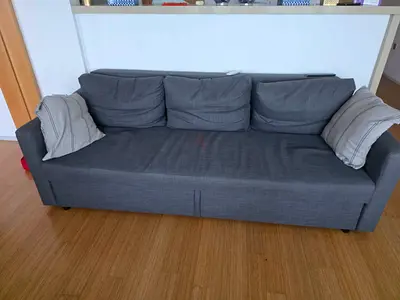 Grey 3-seater Sofa in Good Condition