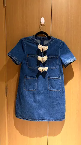 Self Portrait style denim dress