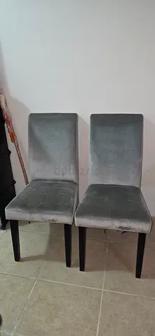 Serious buyers only - 2 gray chairs - 100