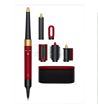 Dyson Airwrap Complete — Red Velvet & Gold (With Presentation Case)