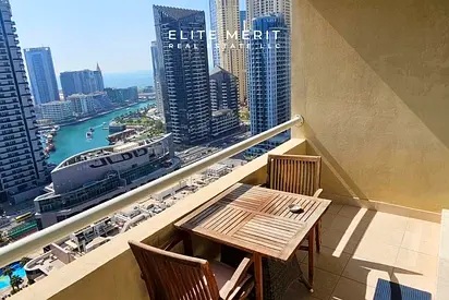 Full Marina & Sea View | High Floor | Fully Furnished | Steps to Metro