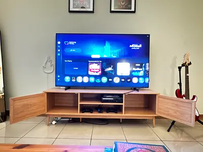 PAN Home Oaktree Rattan TV Stand / Cabinet (Up to 60") for sale