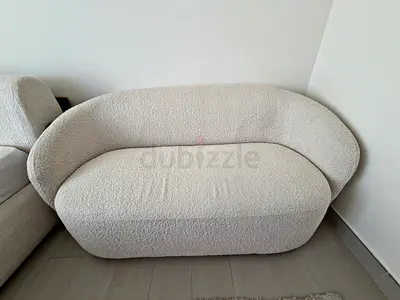 Pan Home 2-Seater Sofa (Bouclé Fabric)