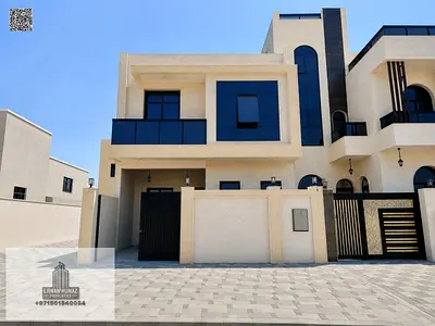 For sale in the Al Helio area | A luxurious 5-bedroom townhouse featuring a majlis, a living area, and a rooftop terrace.