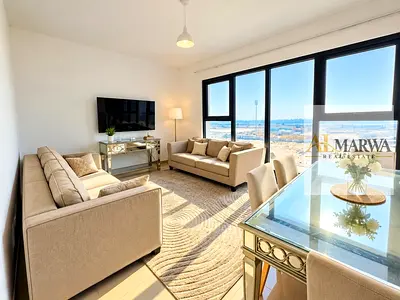 FULLY FURNISHED LUXURIOUS 2BR• SEAFRONT MODERN DESIGN•FREE CAR PARKING•BEAUTIFUL COMMUNITY