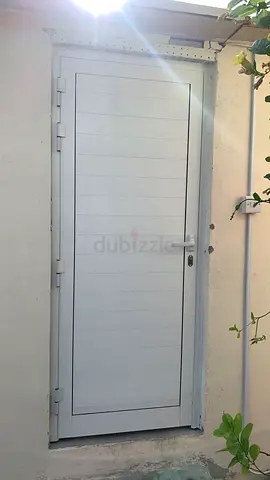 Aluminum door