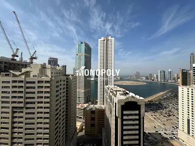 Spacious Apartment with Sea View Balcony | Free AC, Parking & 30 Days Free | Free Gym, Pool & Maintenance