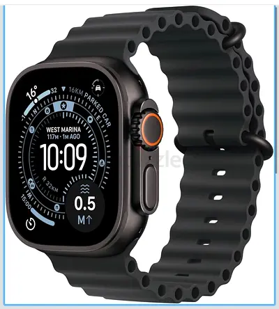 New Apple Watch ultra 3 with black sport band brand new