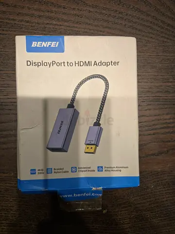 Benfei DisplayPort to HDMI Adapter (DisplayPort Male to HDMI Female) - Good Condition