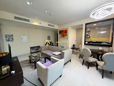 Furnished 1BR Hotel Apartment | Balcony & Pool/Gym Access