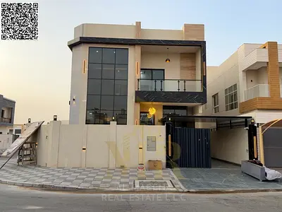 Villa for sale in Al Yasmeen, Ajman, featuring a design that offers your family a space of comfort and privacy.