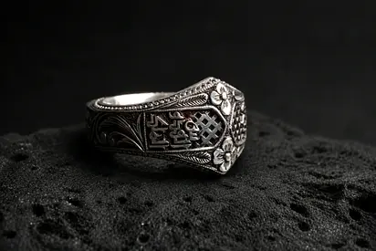 خاتم بحفر إسلامي | Islamic Engraved Ring