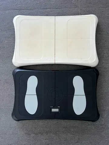 Pair of Nintendo Wii Balance Boards (white + black) - used