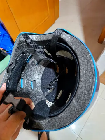 Kids/Adult Bicycle Helmet - Light Blue, Good Condition