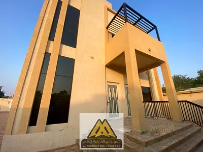 A spacious villa is available for annual rent in Mushairif, Ajman. Designed to accommodate family living, this two-storey property is available exclus