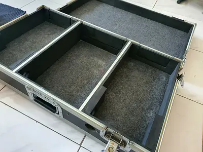 DJ Flight Case with Padded Compartments