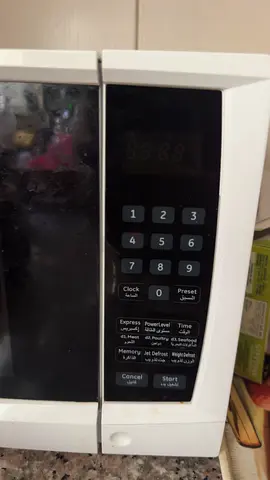 Light Used White Countertop Microwave Oven — Good Working Condition