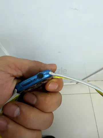 Apple Watch Series 7 (Blue Case) with Sport Band