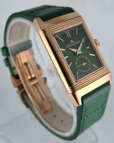 Jaeger-LeCoultre Reverso Rose Gold Green Dial & Strap