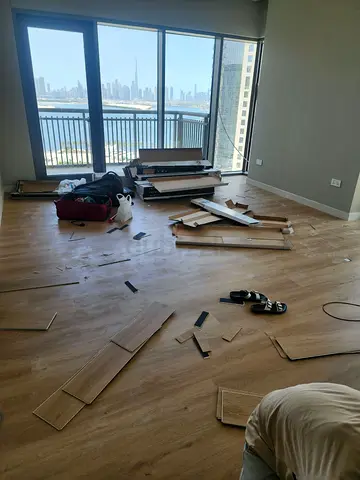 Flooring works