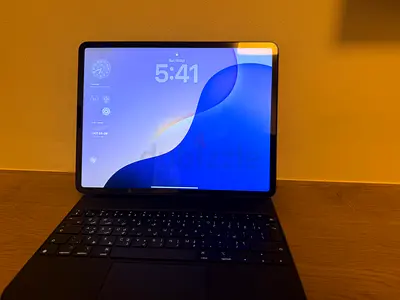 iPad with Magic Keyboard, Apple Pencil USB-C (unopened), and Screen Protector - Good Condition