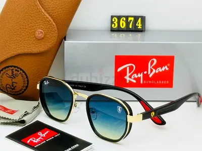 Round Sunglasses - Black/Gold (Used)