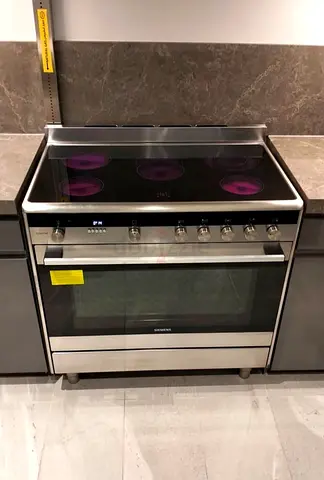Siemens iQ700 Italian 5 Hobs Full Electric Ceramic Cooker Range Size 90cm