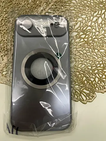 Magnetic Ring Protective Silicone Case for iPhone Air (Grey) (NEW)