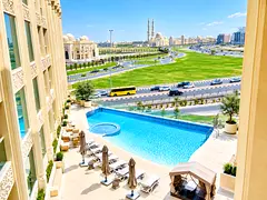 Brand new 2bhk gym pool 1parking free Wardrobe