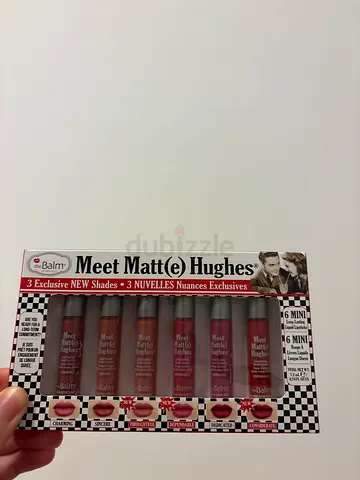 TheBalm Meet Matt(e) Hughes Mini Liquid Lipstick Set - New, Unopened