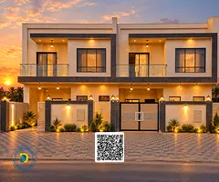 For sale: 5-bedroom villa with a roof terrace in Al Helio 2, Ajman—price includes registration fee