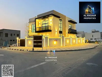🏡 LUXURY CORNER VILLA FOR SALE – AL HELIO 2, AJMAN A premium corner villa featuring elegant design, high-quality finishing, central AC, and spacious