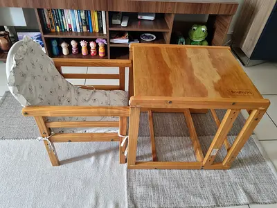 Baby/Kids wooden table with chair