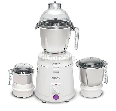 Sujata Dynamix Mixer Grinder 900W – Heavy Duty 3 Stainless Steel Jars