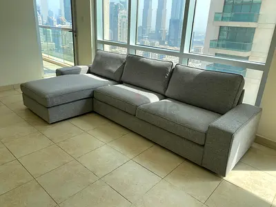 Same like new Condition IKEA Kivik L shape sofa light gray