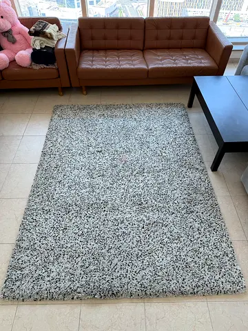 IKEA Vindum High Pile Rug, 170 x 230 cm, White
