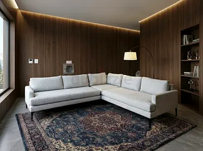 High Quality ___West Elm Corner Sofa